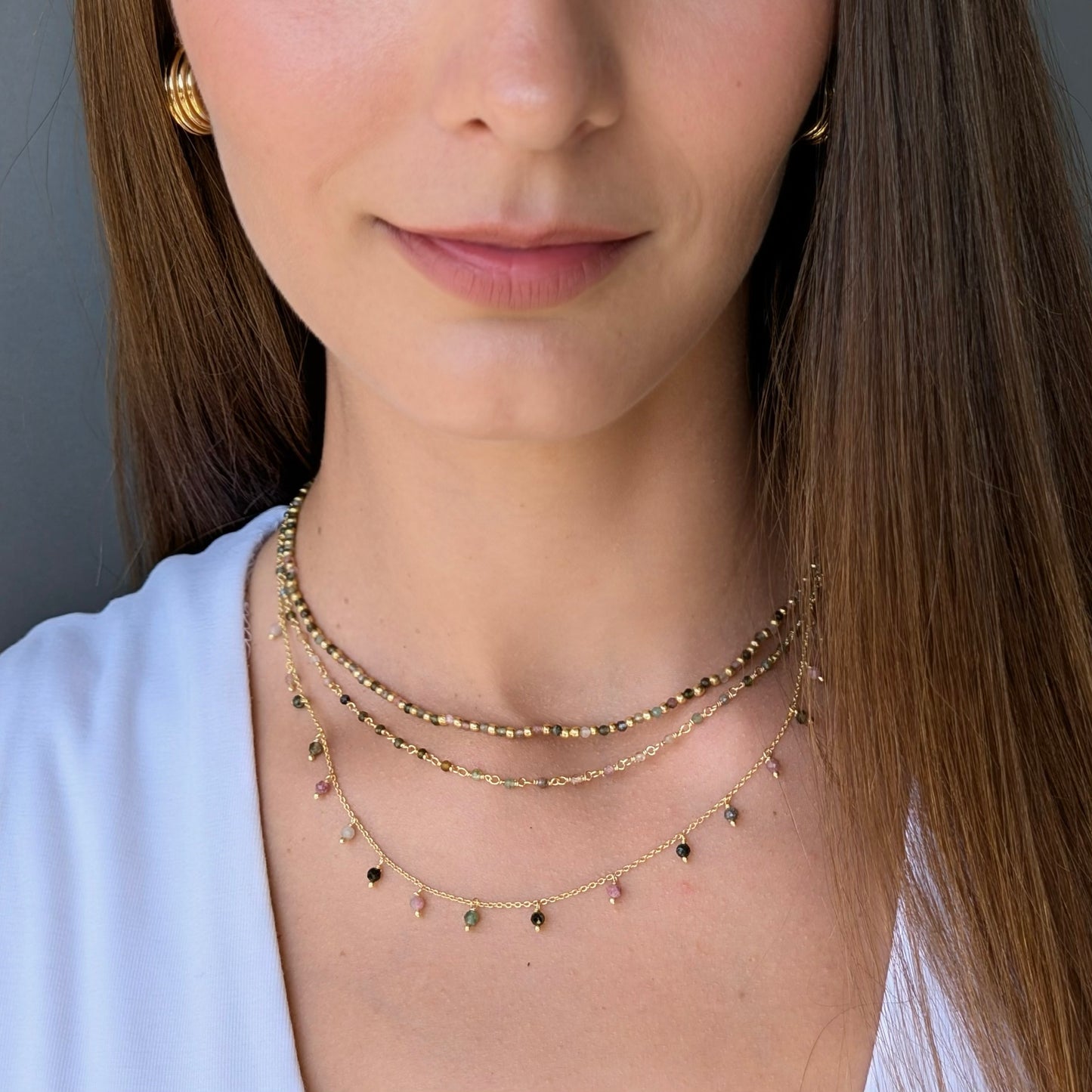 Tourmaline Beaded Choker