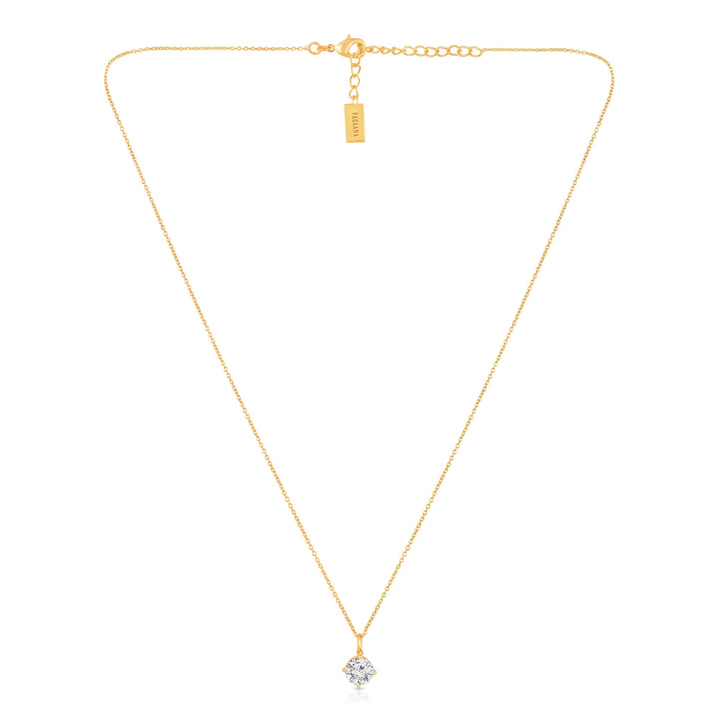 Solitaire necklace