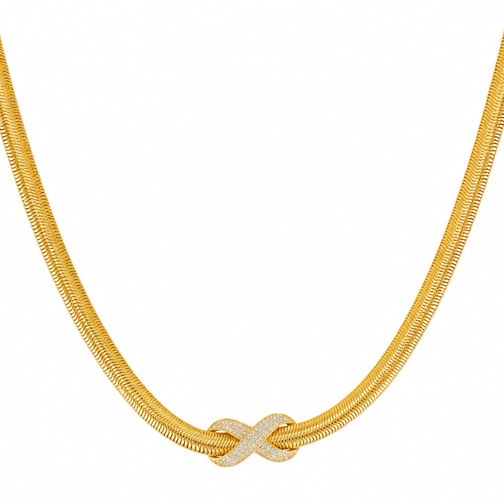 Infinity Snake Chain with Removable Pendant