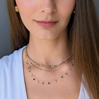 Tourmaline Beaded Choker