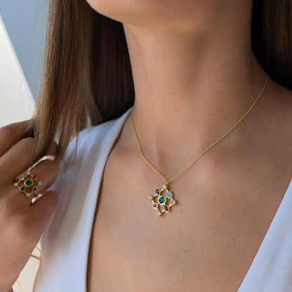 Navratna Pendant