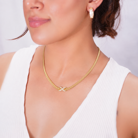 Infinity Snake Chain with Removable Pendant