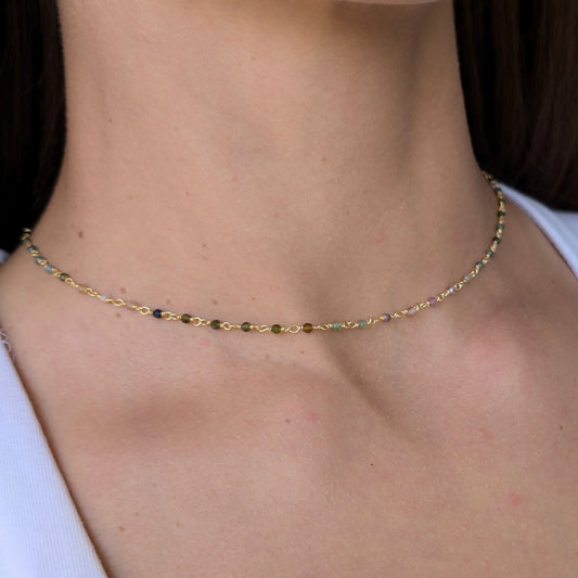Tourmaline Dew Necklace