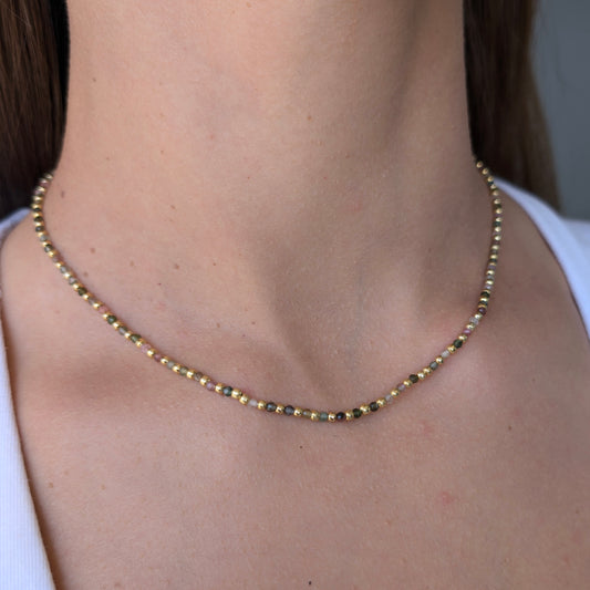 Tourmaline Beaded Choker