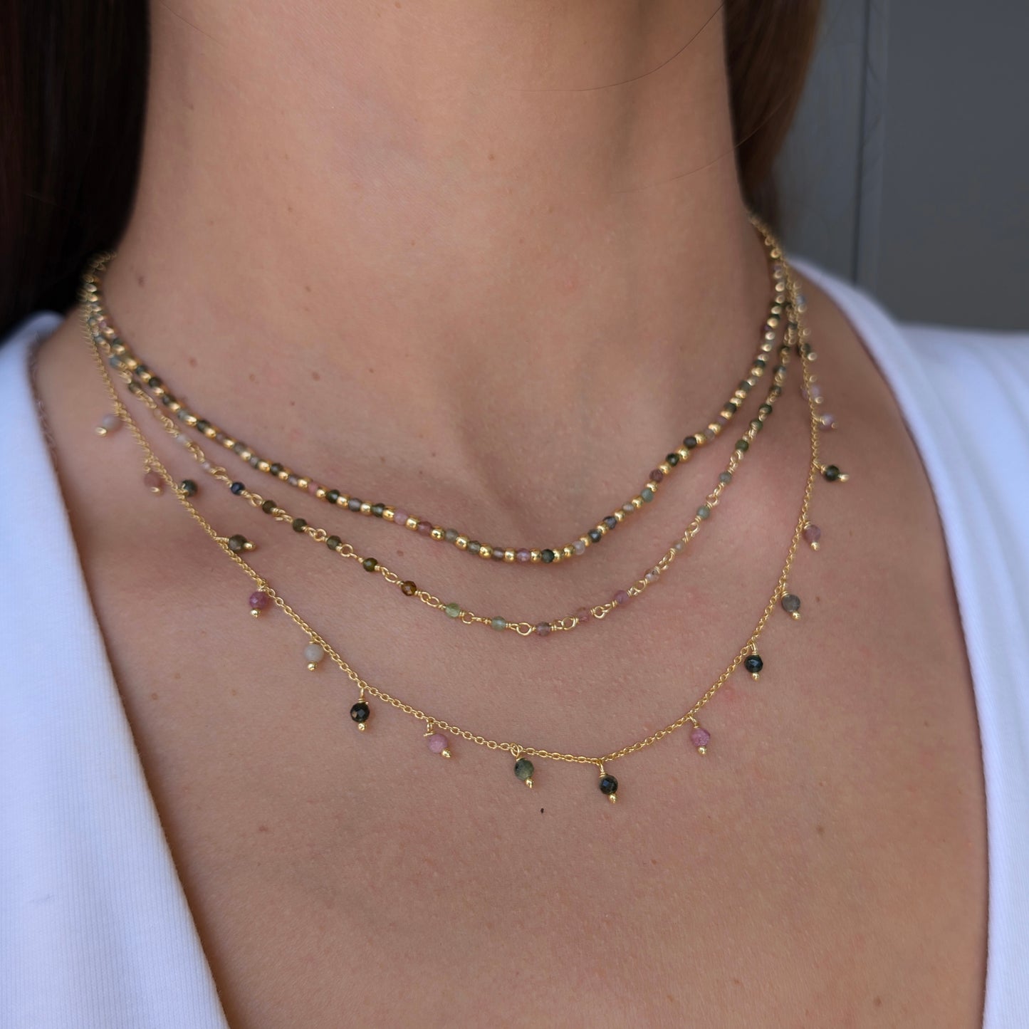 Tourmaline Beaded Choker