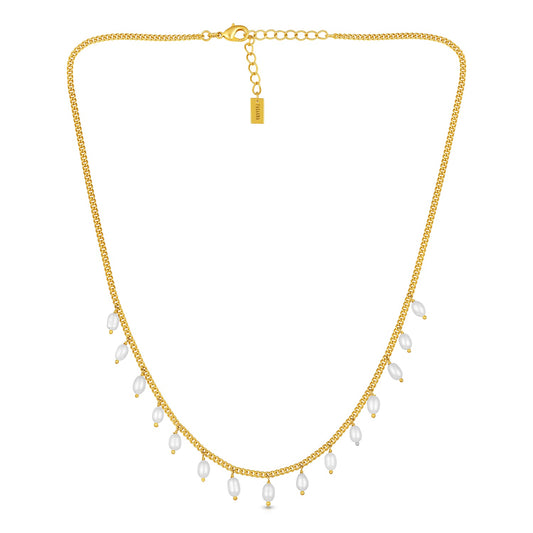 Medium Pearl Drop Choker