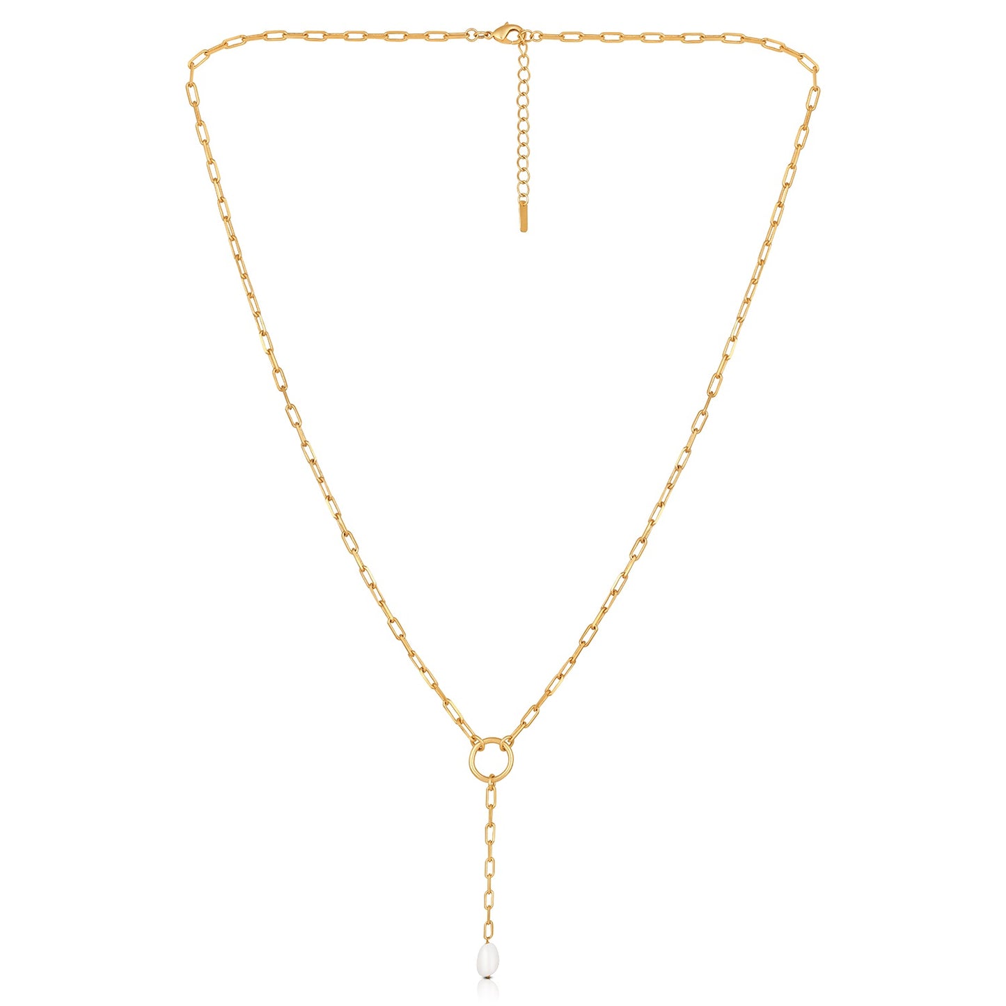 LINK PEARL DROP CHAIN