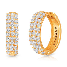 Load image into Gallery viewer, Serena Studded Hoops
