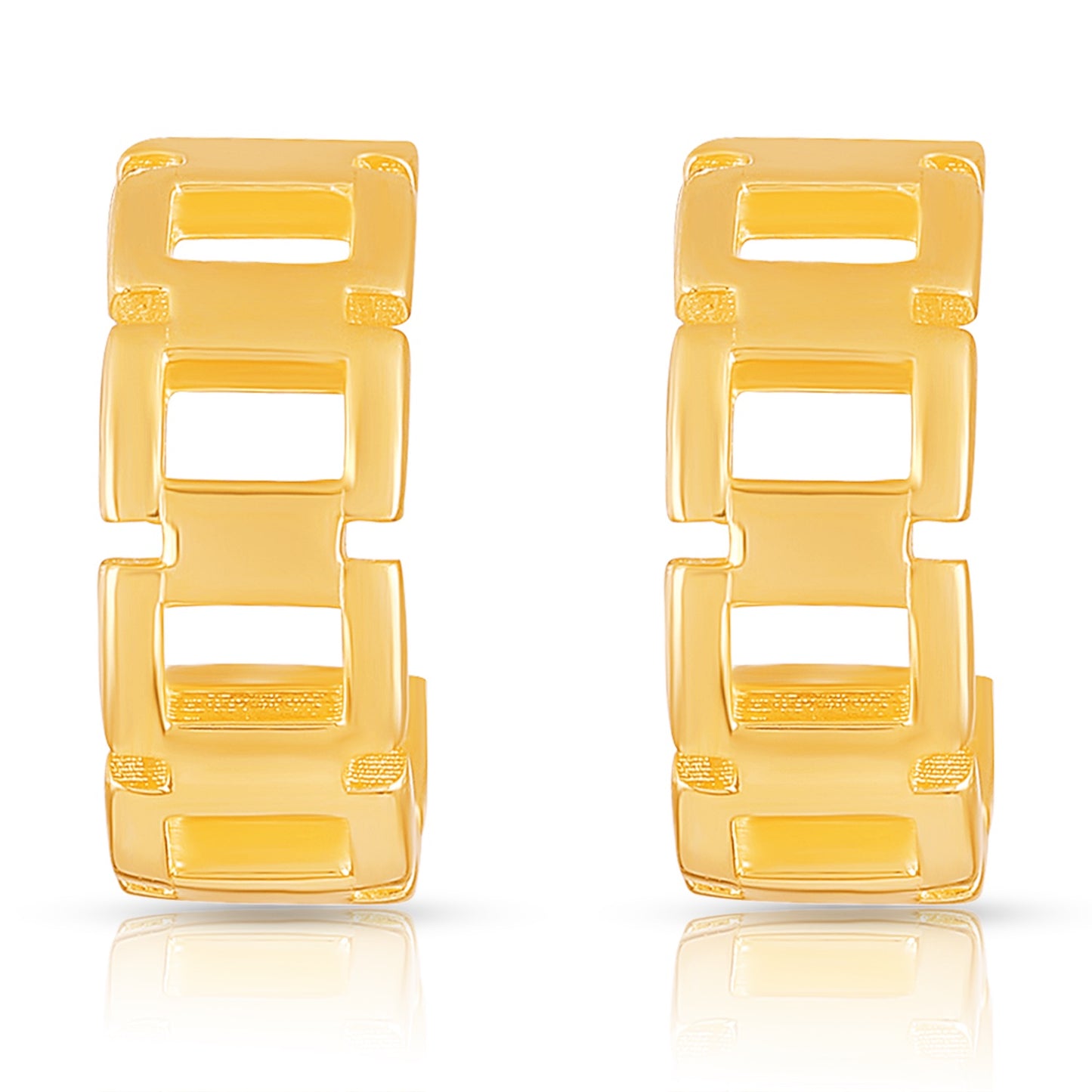 Chain Link Earrings - Small