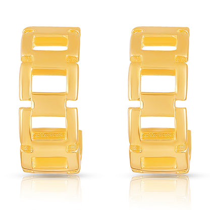 Chain Link Earrings - Small