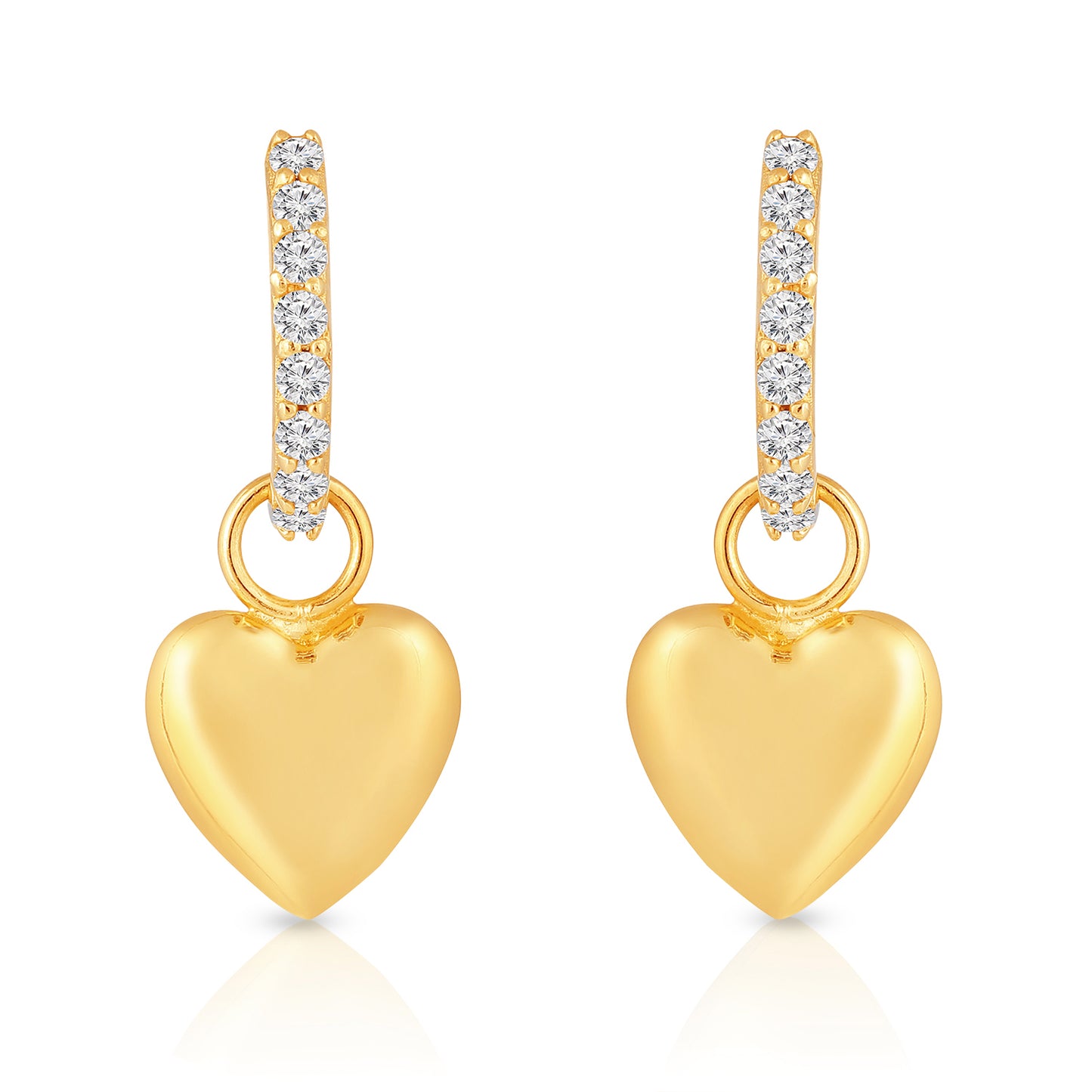 Heart So Full Earrings (Detachable Heart)