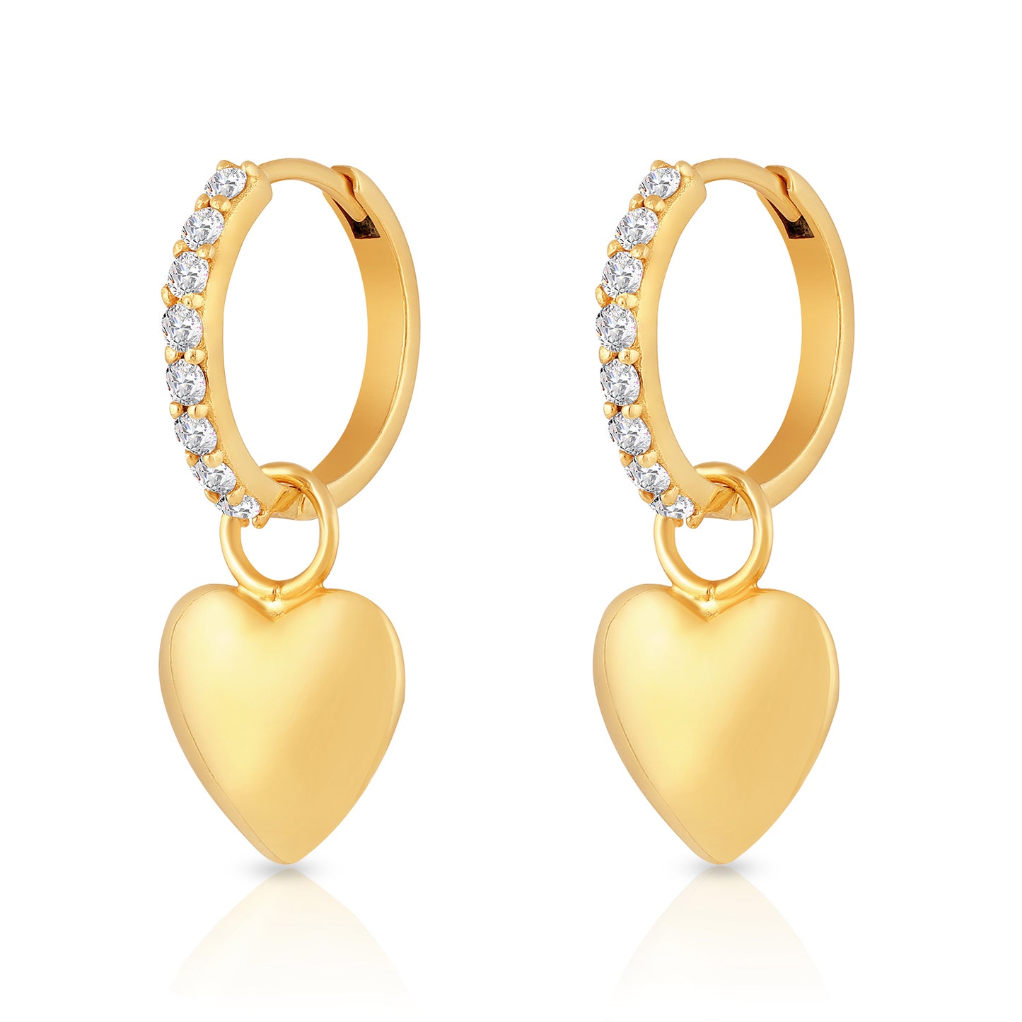 Heart So Full Earrings (Detachable Heart)
