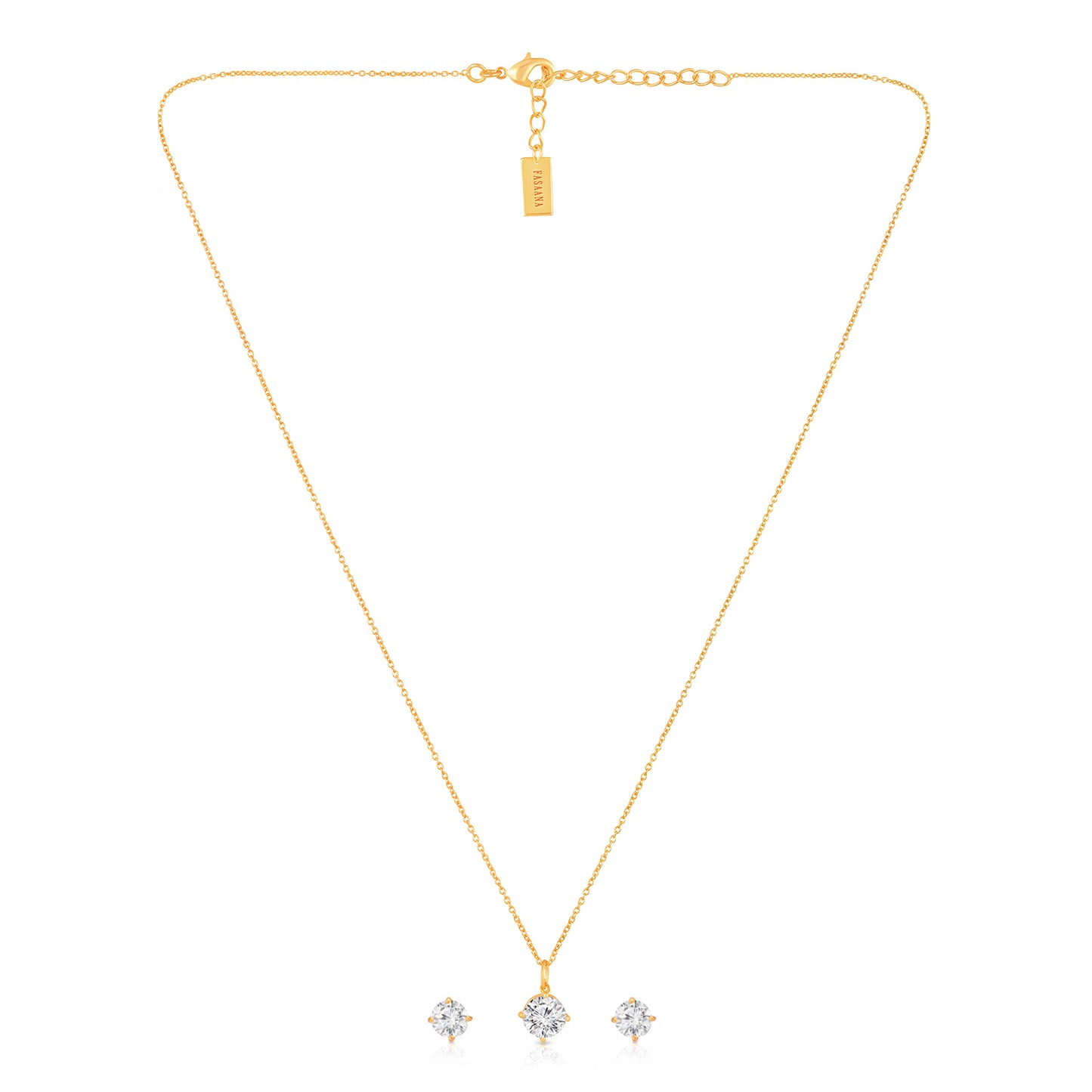 Solitaire necklace