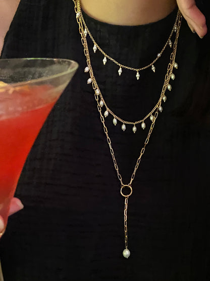 Medium Pearl Drop Choker