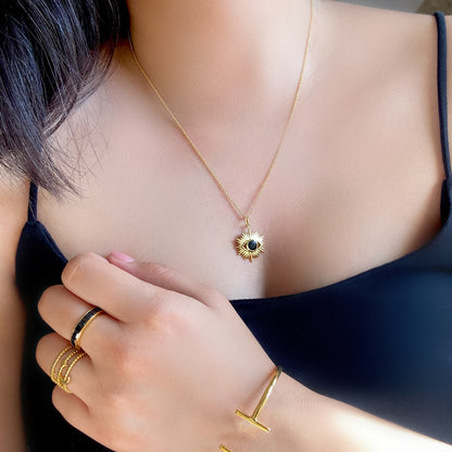 Mati Noir Necklace