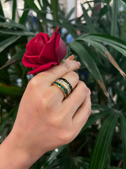 Eternity Band- Black Spinel