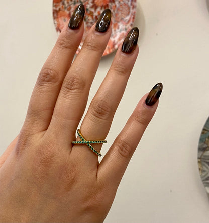 Nora Ring- Emerald