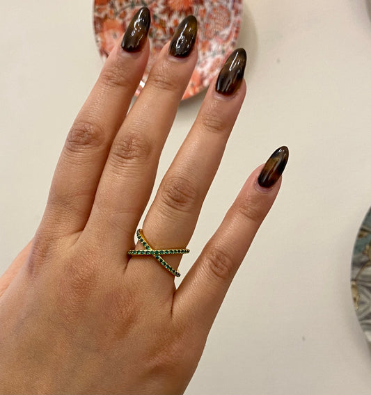 Nora Ring- Emerald
