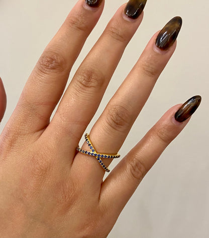 Nora Ring- Blue Sapphire